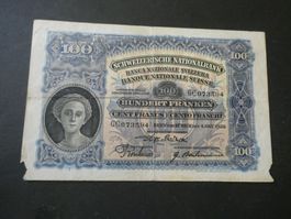Schweiz 1928, 100 Franken