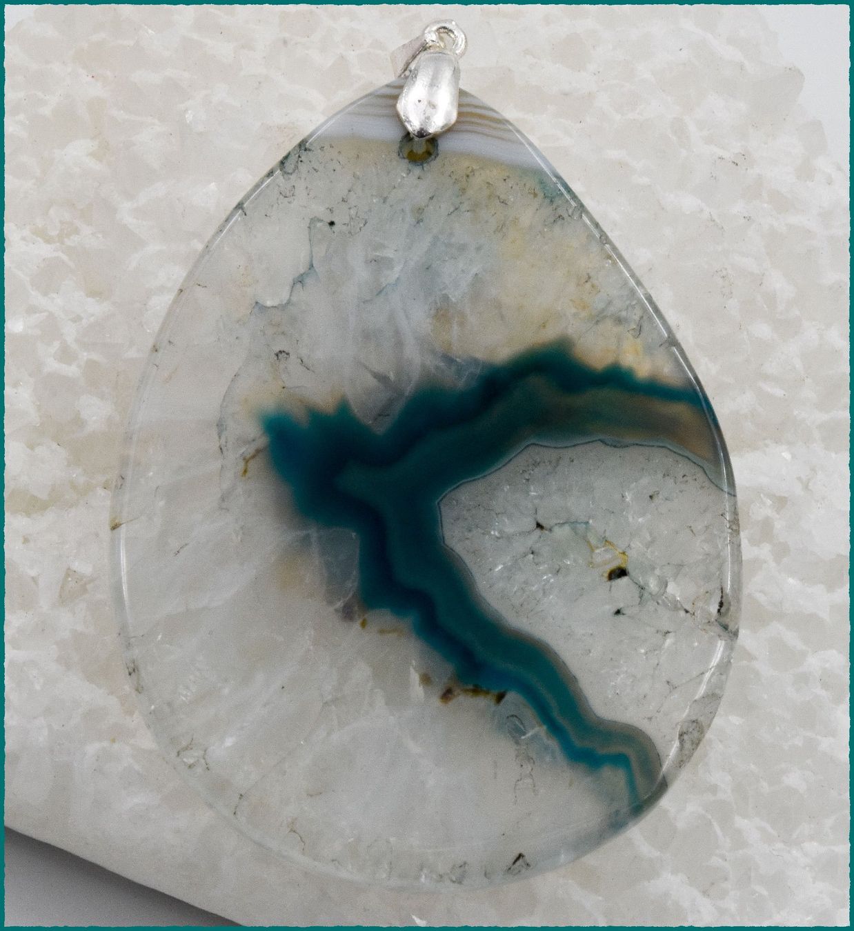 Anhänger: Achat Druzy Anhänger 925 Silber – Neu und originalverpackt aus Oberglatt ZH von Goldfee1 1