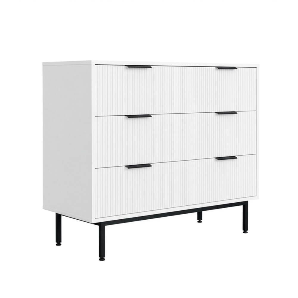 Cassettiere: Kommode 90x80cm NALA - Weiss – Nuovo e nell'imballaggio originale da Wallenwil venduto da toesstal-vertrieb 5