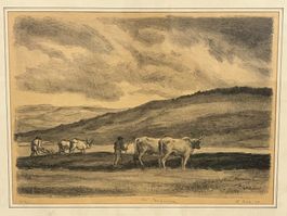Karl Dick 1884 - 1967 Signierte Litho
