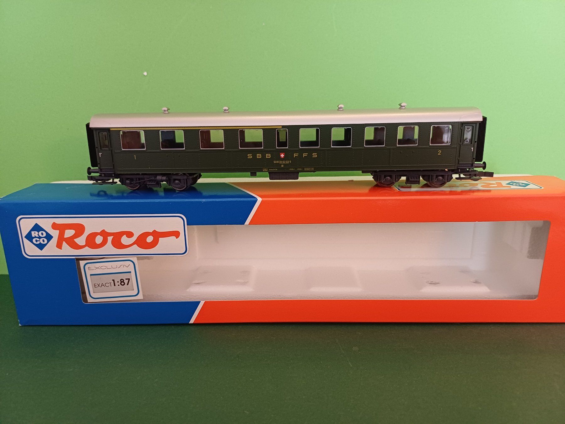 Roco Modelleisenbahnen: Roco RIC Stahlwagen 3.Klasse der SBB – Gebraucht aus Bassersdorf von darki77