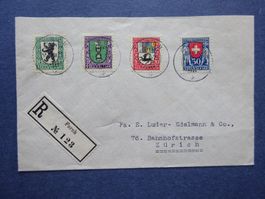 1925 Pro Juventute LUDER Brief mit sauberen FORCH Stempel