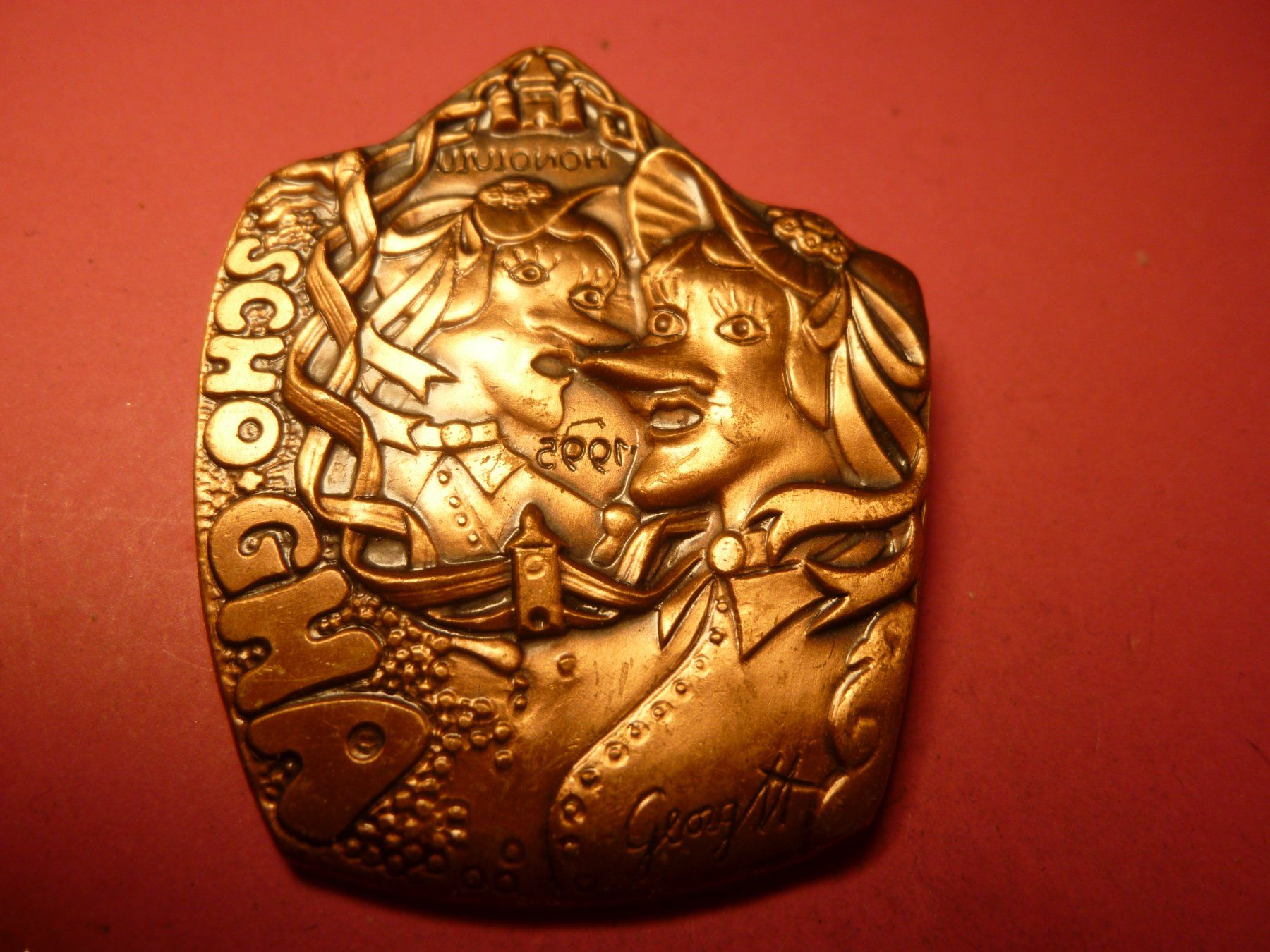 Placchette & Badge: HONOLULU1995 BRONZE – Usato da Ried (Muotathal) venduto da Mandarin02