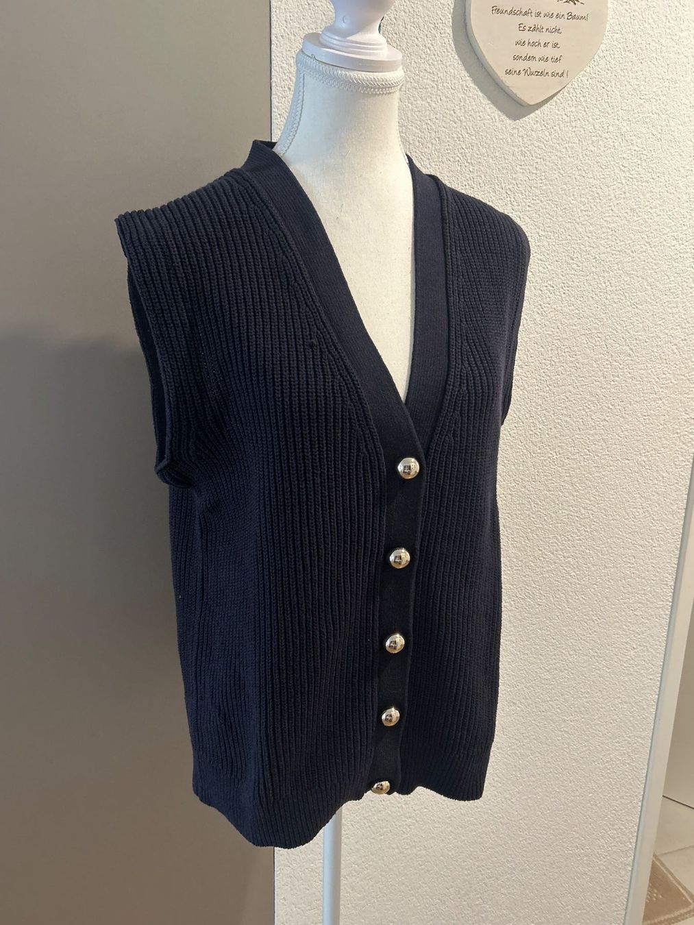 H&M Gilet & Giacche senza maniche: Strickweste Damen schwarz von H&M Gr. M – Nuovo (secondo la descrizione) da Brunnen venduto da Nala2929 1