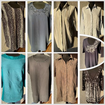Schicke Damen blusen Grösse 44 Set Paket Lot Herbst plus siz