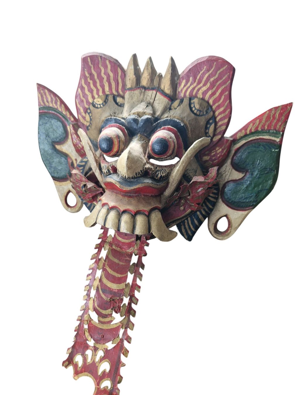 Sonstige Antiquitäten & Kunst: antike Rangda Maske Nr.2 – Gebraucht aus Mörschwil von antiksalon21 5