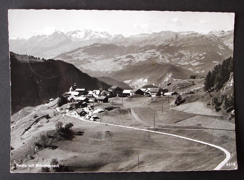 Cartoline postali: FELDIS mit Bifertenstock – Usato da Jona venduto da philajona