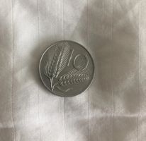 Münze, 10 Ital. Lire, 1976