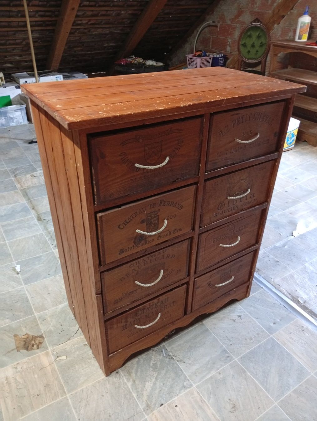 Kommoden: Commode en bois rustique – Gebraucht aus Perrefitte von 36B 1