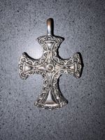 Anhänger Kreuz  mit Verzierung ca 4cm
