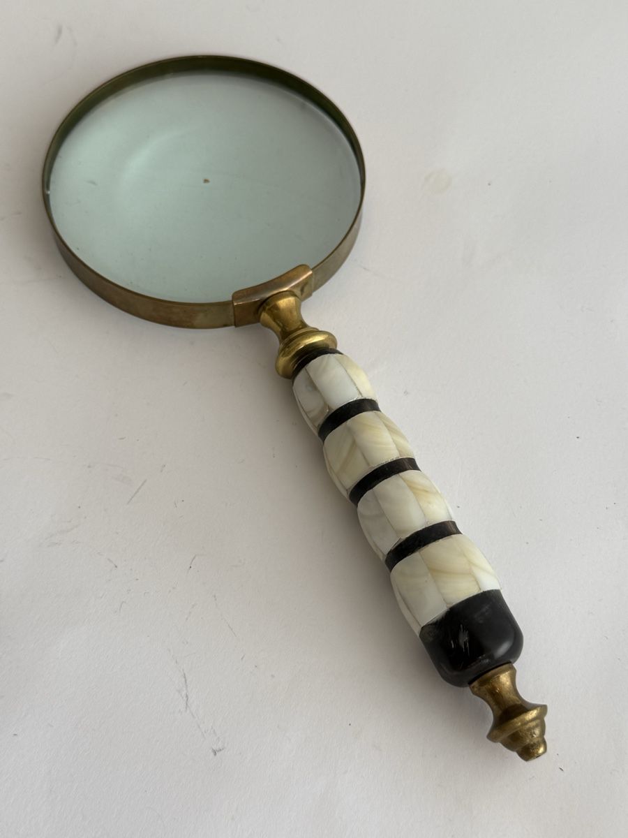 Altro per Ottica: Vintage Lupe Stiellupe Messing / Perlmutt – Usato da Konolfingen venduto da petzipetz