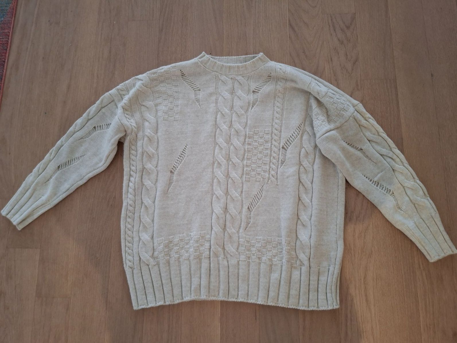 Maglioni & Felpe: Yoiio Strickpullover, One Size, oversize , sehr which. Neu – Nuovo (secondo la descrizione) da Bellikon venduto da MellonCollieMitTwint