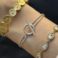 Silberne Edelstahl Knoten Armband