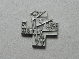 Olympiade Abzeichen Brosche Schweiz Melbourne 1956 Olympia