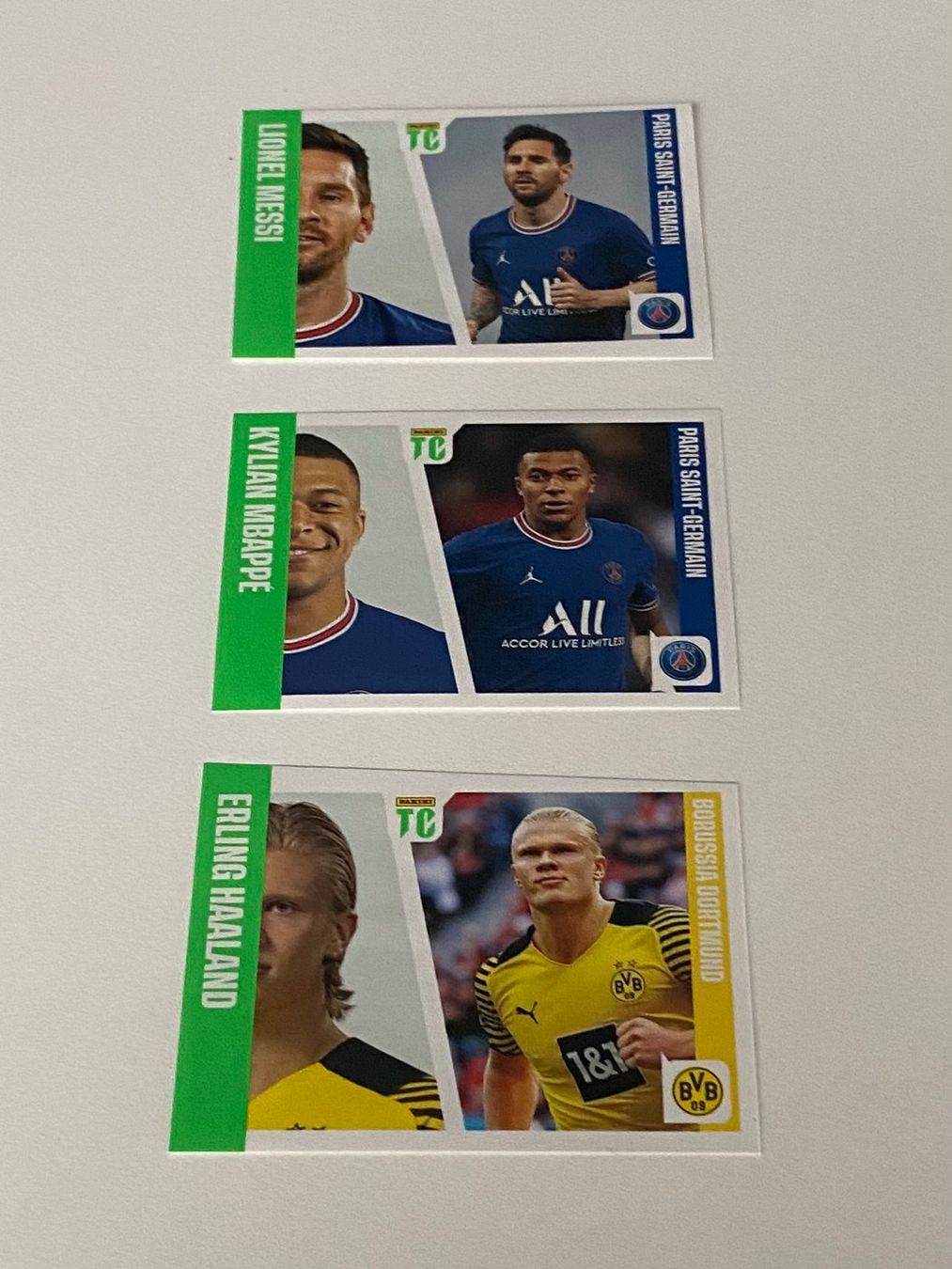 Panini Sammelbilder & Trading cards: 3 Panini Bilder TOP CLASS 2022. Messi & Mbappe & Haaland – Gebraucht aus Hergiswil LU von FcMalkov