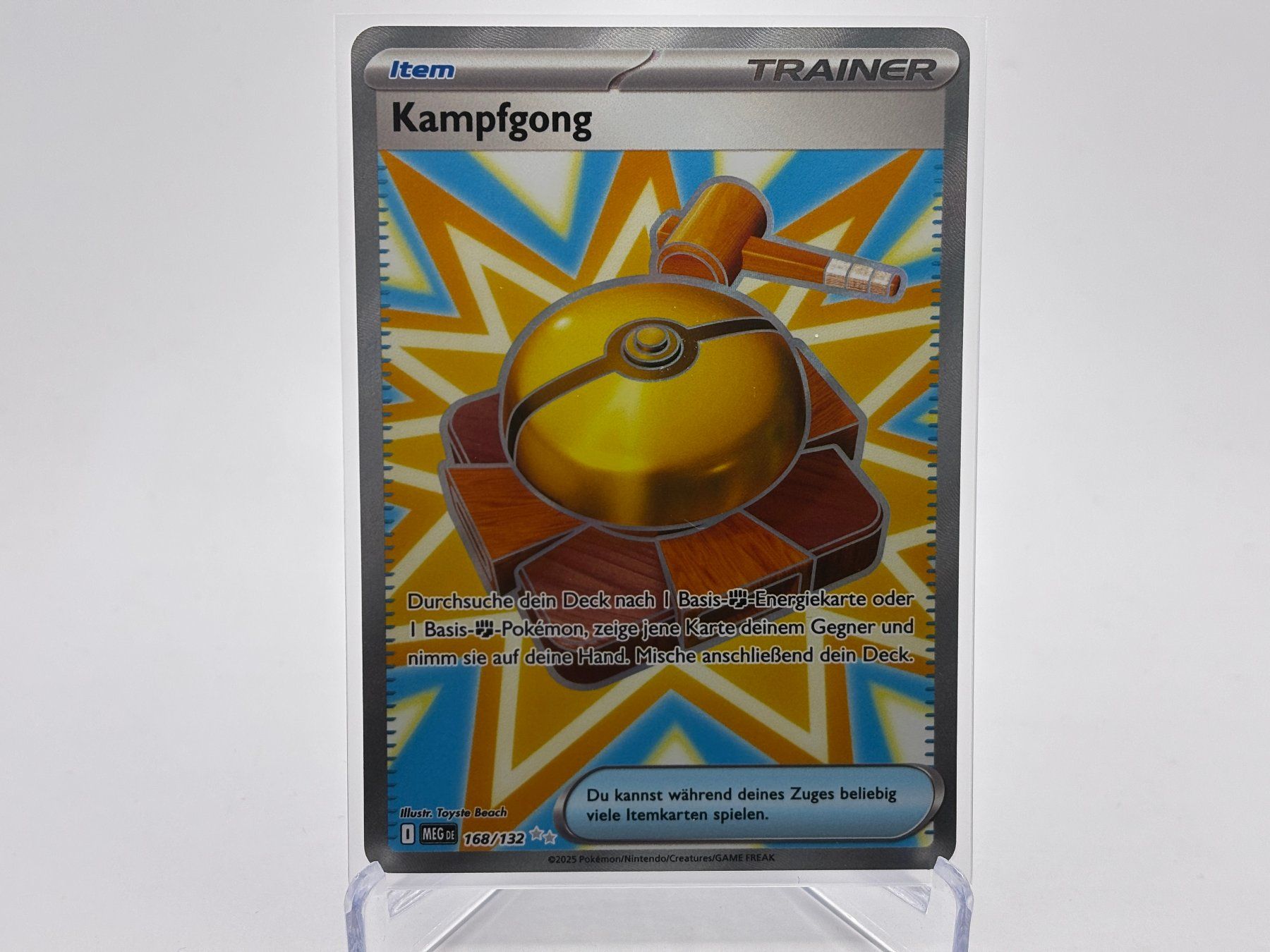 Pokémon Carte collezionabili: Mega-Entwicklung - Kampfgong  (MEG 168) - DE – Nuovo (secondo la descrizione) da Allschwil venduto da Bullach