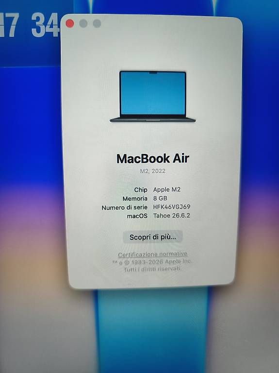 Portables: MacBook air 2022 – D'occasion à Minusio par natpag 4