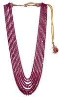 Collier| Necklace  multi-rangs rubis ruby NEW 🎁