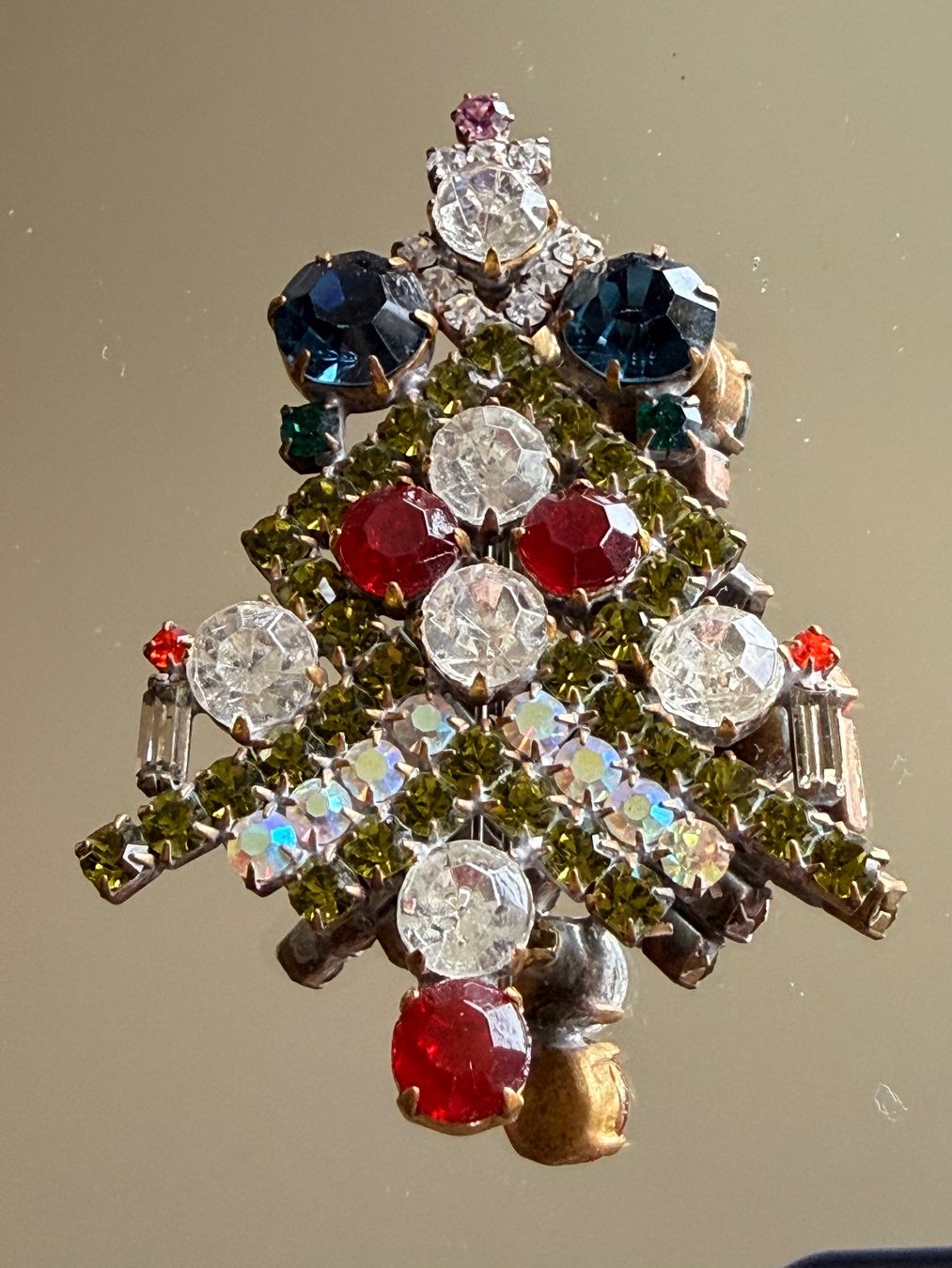 Gablonzer Broschen & Nadeln: Vintage ORG. GABLONZ- Christbaum Brosche - ca 1930 – Gebraucht aus La Conversion von angel-gini 6