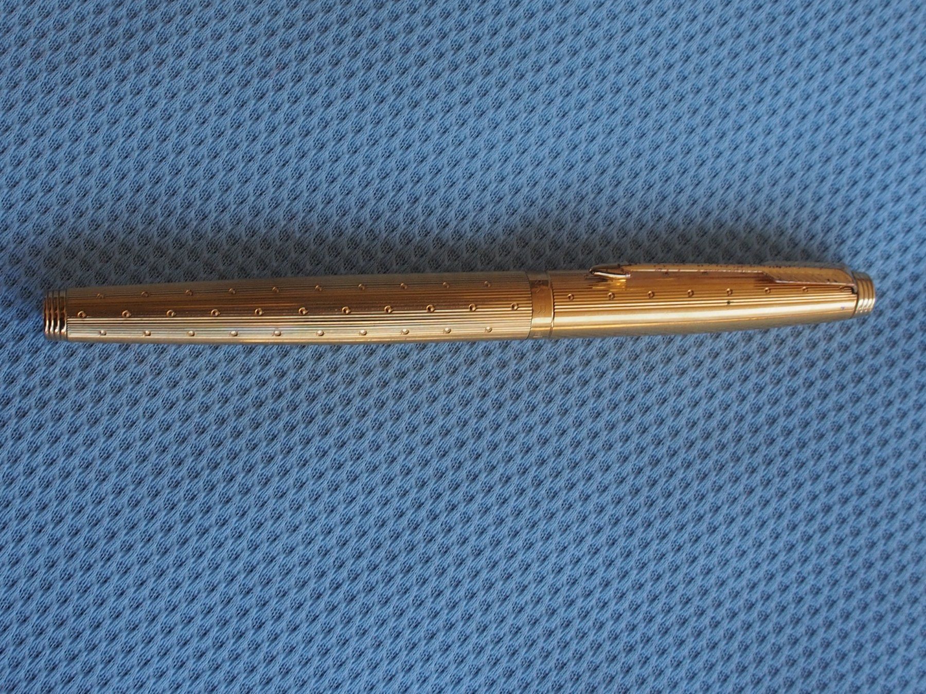 Waterman Penna & Evidenziatori: Parker 75 plaqué or strié – Usato da Meyrin venduto da SRemka 4