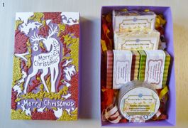 Weihnacht Geschenk mit feinen Seifen