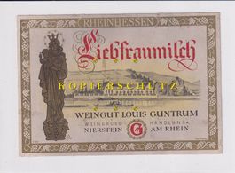 Etikette für Wein - Liebfraumilch /bd