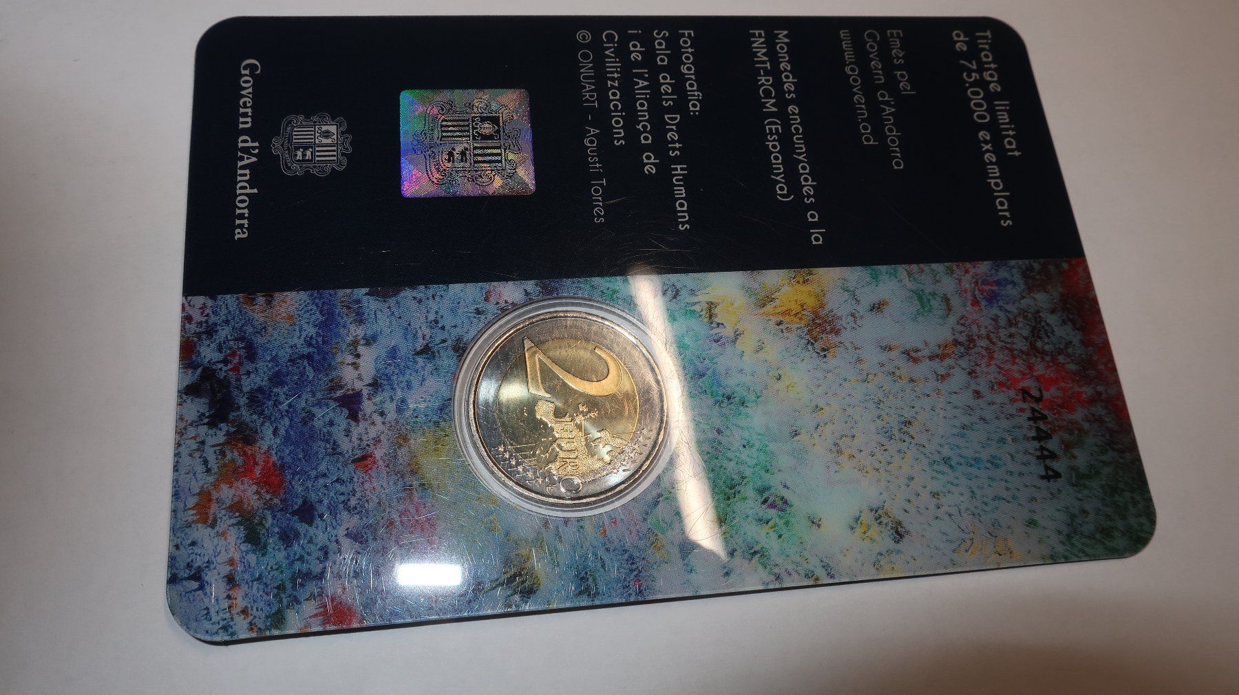 Alle Münzen: Andorra 2 Euros 2018  70 Anys – Gebraucht aus Cormoret von Pascalll2001 4