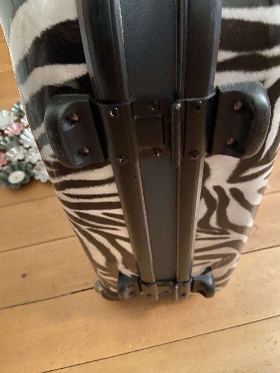 Valises de voyage: Koffer/Trolley Zebraoptik – D'occasion à Lüscherz par channad 3
