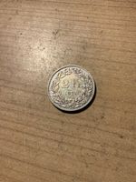 Sehr seltene 2 Schweizer Franken Silber Münze Jahrgang 1920