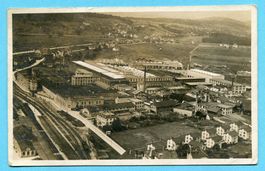 Flieger - Postkarte 1924 - Maschinenfabrik Oerlikon