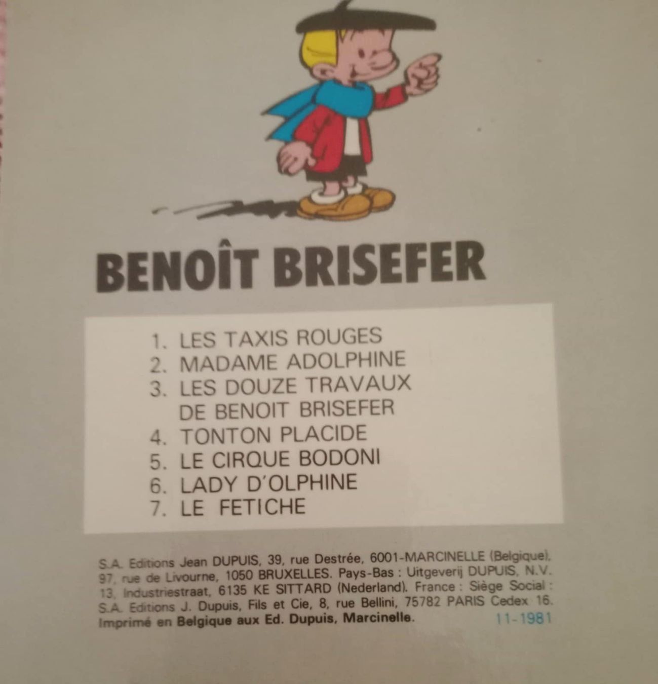 Comics: Benoît Brisefer - Les douze travaux de / Edition 1981 TTBE – Gebraucht aus Le Locle von borgespatricia 3