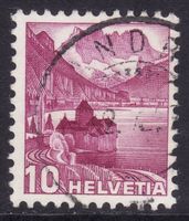 SBK-Nr. 203z (Schloss Chillon, geriffeltes Papier 1936-1938)
