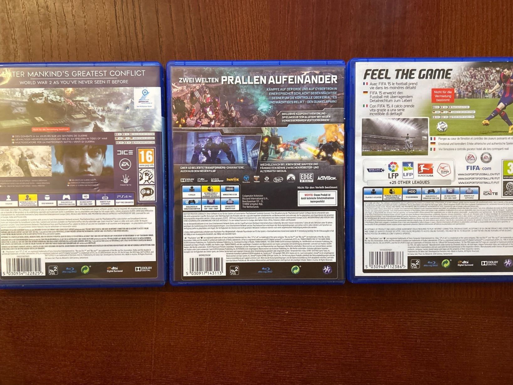 Spiele: 3 PS4 Spiele – Gebraucht aus Benglen von silversun79 1