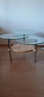 Glastisch mit 3 Platten