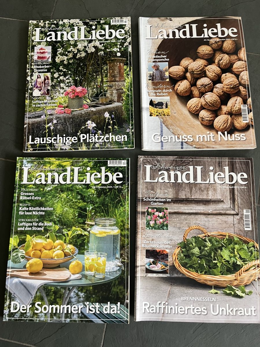 Riviste & Magazine: LandLiebe Zeitschriften 4 Stück  – Usato da Sax venduto da _Kornblume_