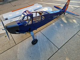 Piper cup Holzbau mit Viertakter