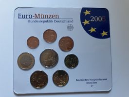 Euro Münzen set München 2005