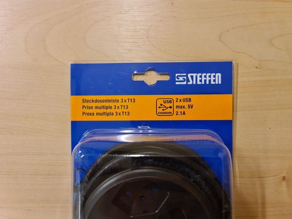 Spine: neue Steffen Steckdosenleiste 3xT13+2xUSB ab 1.- – Nuovo e nell'imballaggio originale da KRINAU venduto da Mio_Liqstyle 2