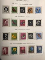 Schweiz 1955-58 Lot Pro Juventute Insekten/Blumen gestempelt