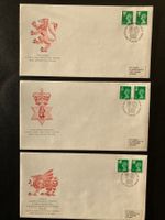 Kompletter FDC-Satz Regionalmarken Grossbritannien 1986 !