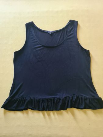 Schwarzes Sommer Top, Grösse L,