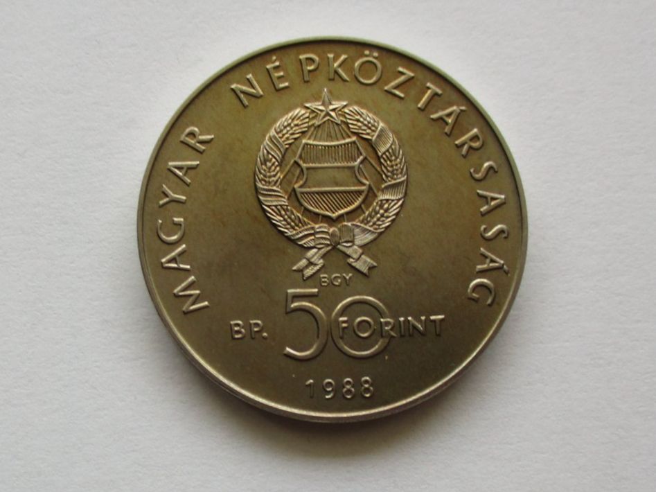 Tutti le monete: Hongrie - 50 forint 1988 – Usato da La Sarraz venduto da vic_v6kz 1