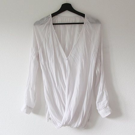 ZARA | Weite leichte Strandbluse S | Sommerbluse Trendfarbe