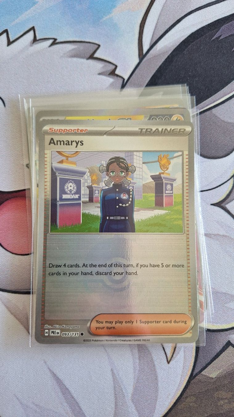 Pokémon Carte collezionabili: Amarys Pokeball Holo - Prismatic Evolution – Usato da Altstätten SG venduto da GGsGameshop