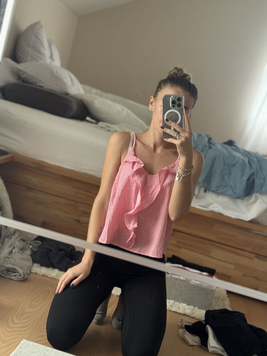 Tally Weijl Top: Tally Weijl Ruffle Tank Top - Size S – Nuovo (secondo la descrizione) da Sattel venduto da Zlata1