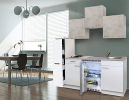 522 Singleküche Küchenzeile 180cm W/B - Küche Einbauküche