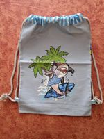 Cooler Turnbeutel Hai Surfer