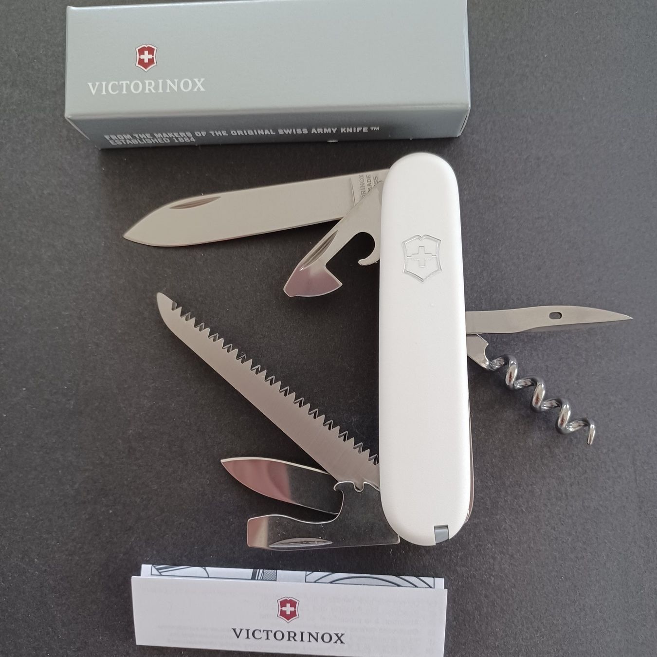 Victorinox Taschenmesser: Victorinox Camper Farbe Weiss – Neu (gemäss Beschreibung) aus Balgach von VicAlox