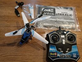 Revell RC Helikopter Sky Fun blau mit Fernsteuerung