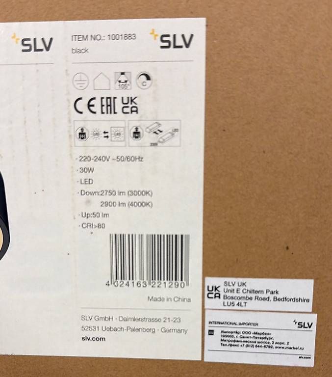 Lampadari & plafoniere: LED Deckeleuchte SLV Medo 40 Schwarz – Nuovo (secondo la descrizione) da Walkringen venduto da Master111 1